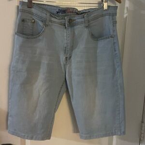 Black Label Sky Blue Jean Shorts